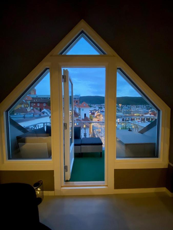 Ferienwohnung Penthouse With Private Balcony In The City Centre Of Bergen Exterior foto