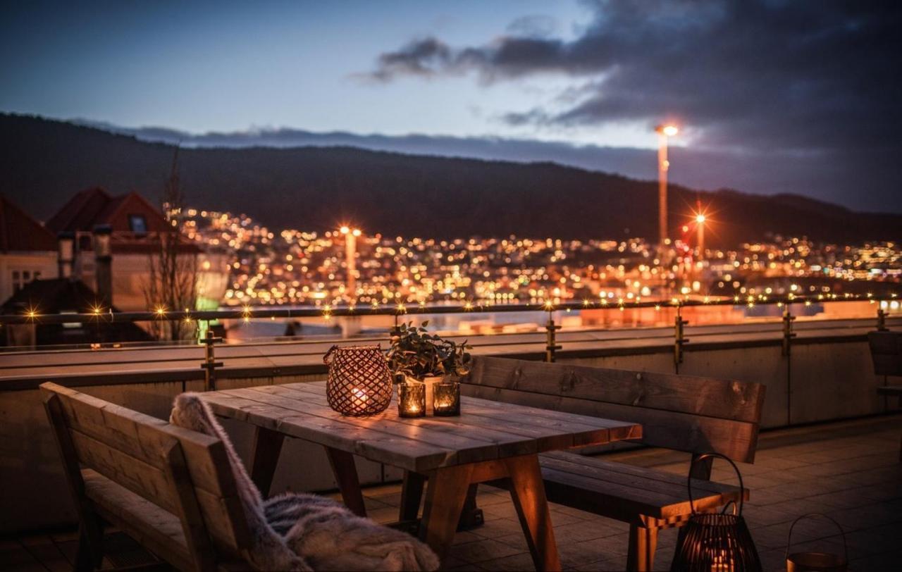 Ferienwohnung Penthouse With Private Balcony In The City Centre Of Bergen Exterior foto