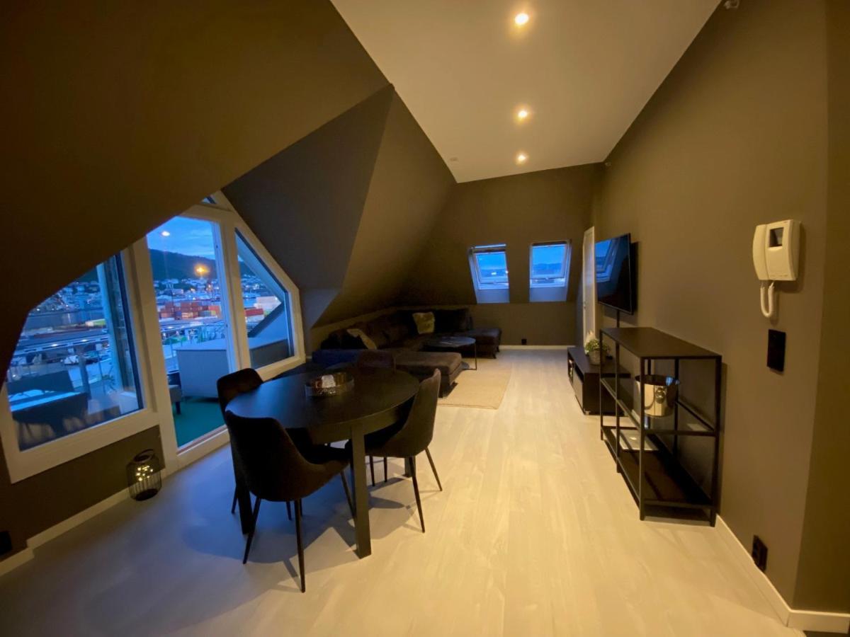 Ferienwohnung Penthouse With Private Balcony In The City Centre Of Bergen Exterior foto
